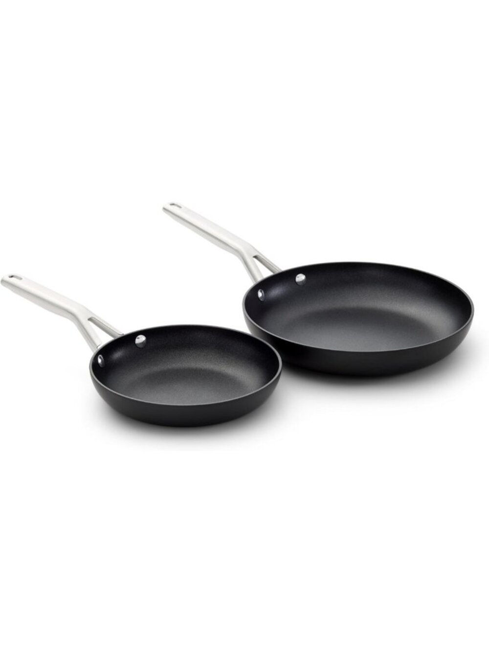 Nonstick Hard-Anodized Frying Pan Set - 8" & 10" Cookware for Easy Cooking